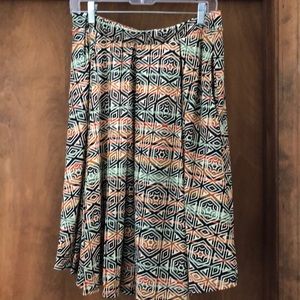 LuLaRoe tribal print Skirt L